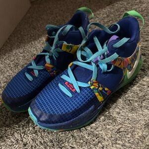 Vibrant Women's Sneakers in Blue and Green